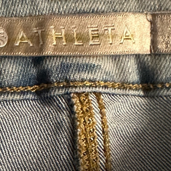 Athleta sculptex light wash stretch denim **Flaw* - Picture 8 of 9